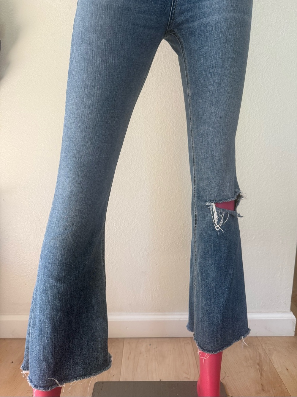 rag & bone Cropped Flare Jeans